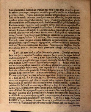 Dispvtatione Mathematica De Sole Tempore Hiskiae Retrogrado : = Von der Zur Zeit Hiskiä Zurück gegangenen Sonne