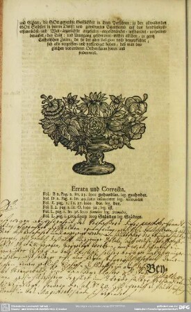 Errata und Correcta