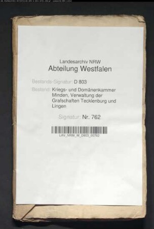 Das Welps-Kolonat im Kirchspiel Lengerich