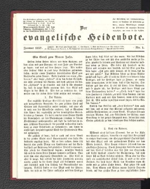 Januar 1857. Nr. 1