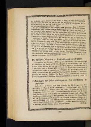Die russische Delegation zur Unterzeichnung des Friedens.