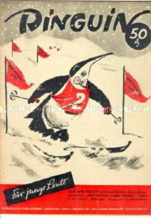 Jugendzeitschrift "Pinguin" u.a. über den Maler Carl Hofer