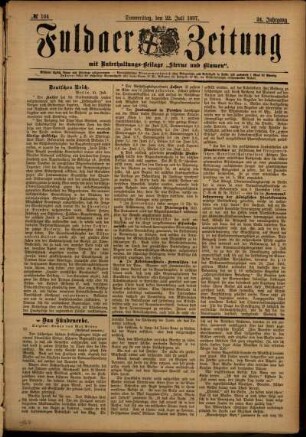 Ausgabe vom Donnerstag, den 22. Juli 1897.