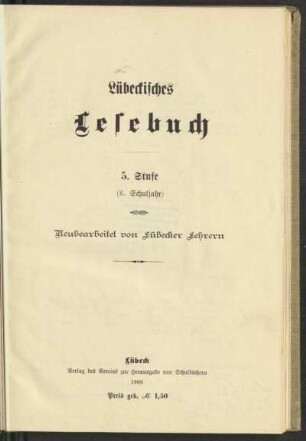 Stufe 5 = (6. Schuljahr), [Schülerband]: [Stufe 5 = (6. Schuljahr), [Schülerband]]