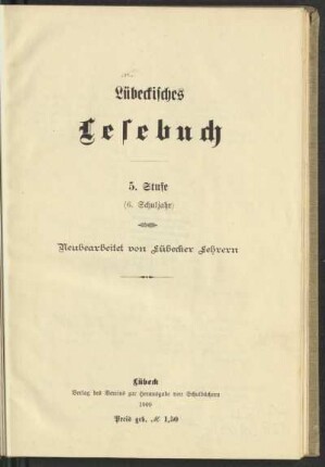 Stufe 5 = (6. Schuljahr), [Schülerband]: [Stufe 5 = (6. Schuljahr), [Schülerband]]