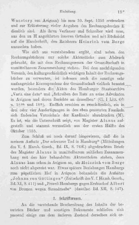 2. Schriftwesen.