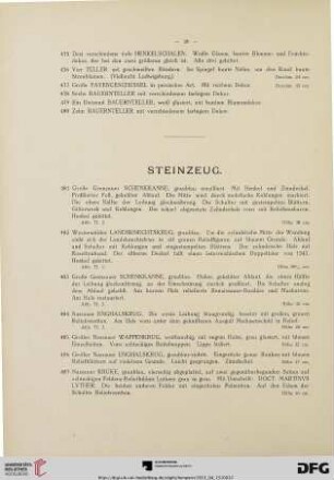 Steinzeug (Nr. 481-546)
