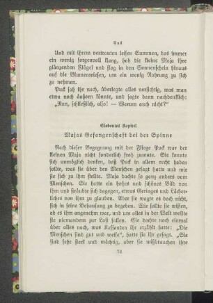 Siebentes Kapitel. Majas Gefangenschaft bei der Spinne