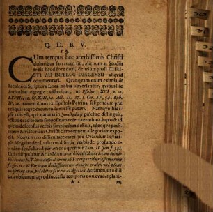 Disp. ... de descensu Christi ad inferos