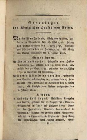 Post-Handbuch für das Königreich Baiern. 1812