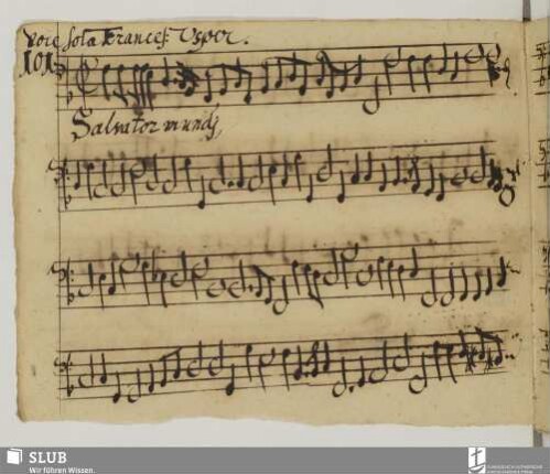 [Usper, Francesco:] Salvator mundi