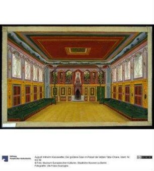 Der goldene Saal im Palast der letzten Tatar-Chane