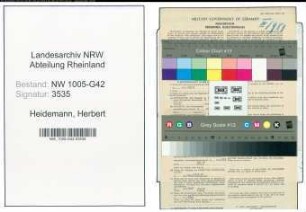 Entnazifizierung Herbert Heidemann , geb. 08.04.1920 ()