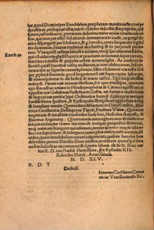 In Primvm Mvscvli Anticochlaevm Replica breuis Iohannis Cochlaei, pro Sacerdotii [et] Sacrificii nouae legis assertione