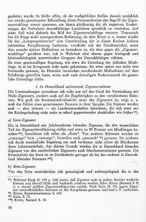a) Sinte-Zigeuner