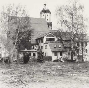 Spitalkirche St. Laurentius : Blick zur Altstadt mit Spitalkirche St. Laurentius
