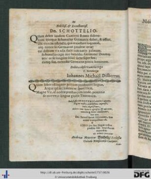 Lob an den Autor.