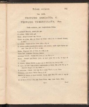Tab. XXIX: Testudo Coriacea. L., Testudo Tuberculata. Penn.