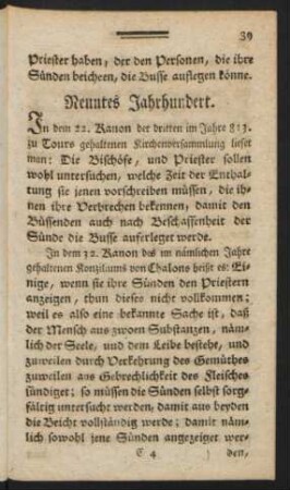 Neuntes Jahrhundert