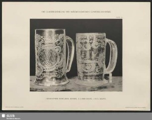 Geschnittene Biergläser