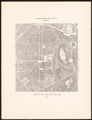 Bebauungspläne für die Stadt Athen: Bebauungsplan Stadtteil nördlich der Akropolis (neuer Plan)
