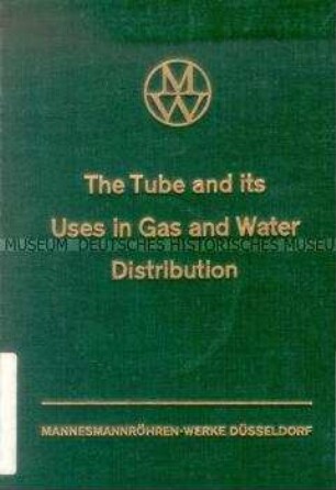 Firmenschrift der Mannesmannröhren-Werke über Gas- und Wasserrohre (englisch)