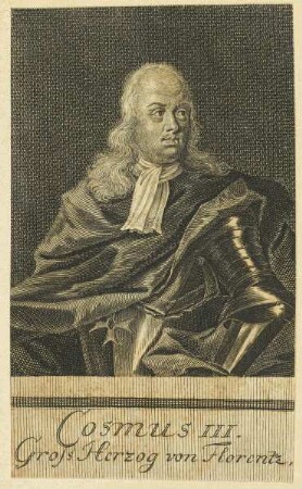 Bildnis Cosmus III., Großherzog von Florentz