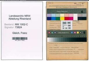 Entnazifizierung Franz Gleich, geb. 23.01.1905 (Kaufmann)