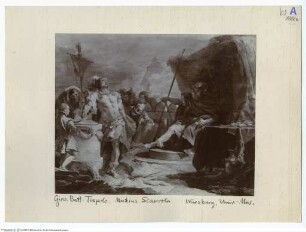Mucius Scaevola vor Porsenna