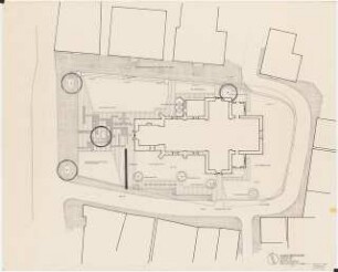 Evangelische Kirche, Borgholzhausen Außenanlage: Lageplan 1:100