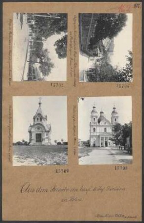 In Galizien und Rußland: Kirche auf dem Hügel in Cholm 03.08.1915