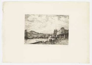 Les piles du Pont Saint Germain (Paris en Train), Blatt 16 der Folge "Paris in Bewegung"