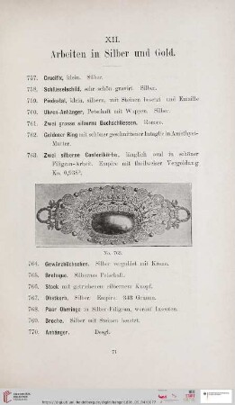 Arbeiten in Silber und Gold