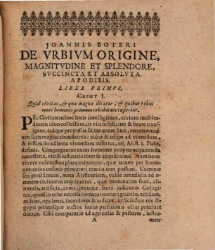 Libri tres de origine Urbium