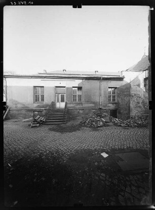 Weinböhla, Kirchplatz 2. Zentralgasthof (um 1905). Nebengebäude