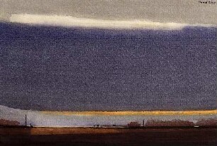 Himmel mit Lichtstreifen über flachem Land