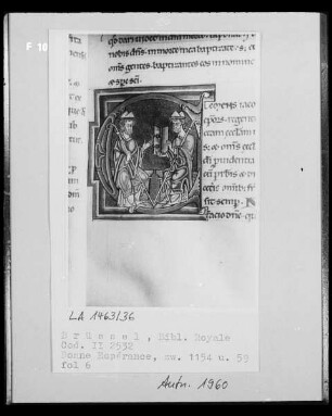 Codex II 2532, Bonne Espérance, fol. 6, Initiale