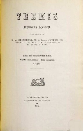 Themis. 43. 1882 = Verzameling 4, Jg. 13
