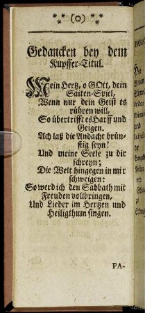 Gedancken bey dem Kupffer-Titul.
