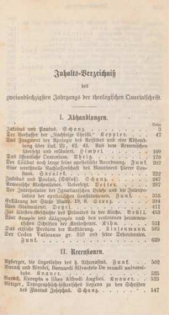 703-704 Inhaltsverzeichnis