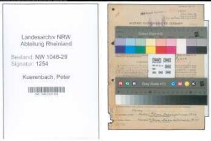 Entnazifizierung Peter Kuerenbach , geb. 18.09.1898 (Beamter)