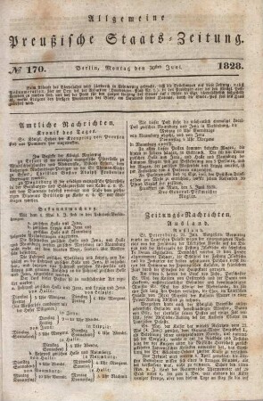 Allgemeine preußische Staats-Zeitung