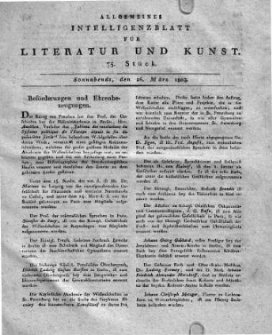 1803-03-26 : 75. Stück