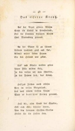 Das eiserne Kreutz