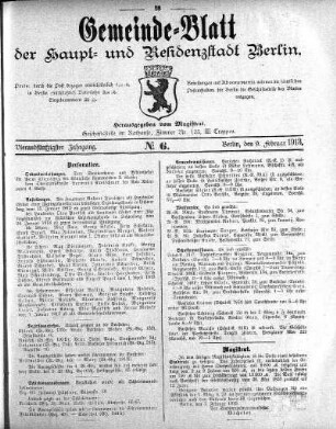 1913,6: No. 6, 9. Februar 1913