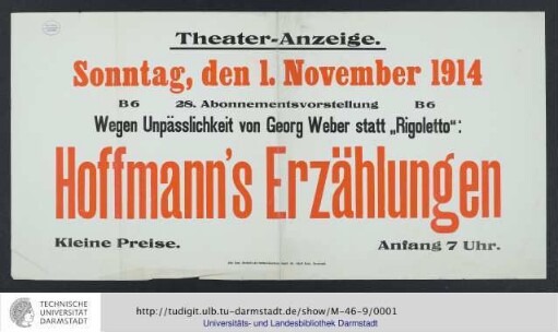 Hoffmann´s Erzählung