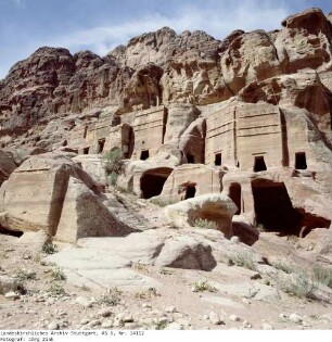 Jordanien: Im Eingangsbereich - Petra