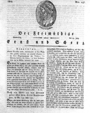 Nro. 147, Donnerstag den 25. July