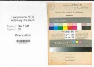 Entnazifizierung Alwin Peters , geb. 18.07.1922 (Polizist)