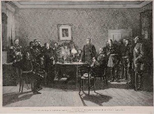 Kapitulationsverhandlung in Donchéry (1./2.9.1870)